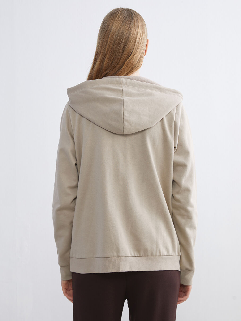 Hooded Women's Zip-Up Sweatshirt-3