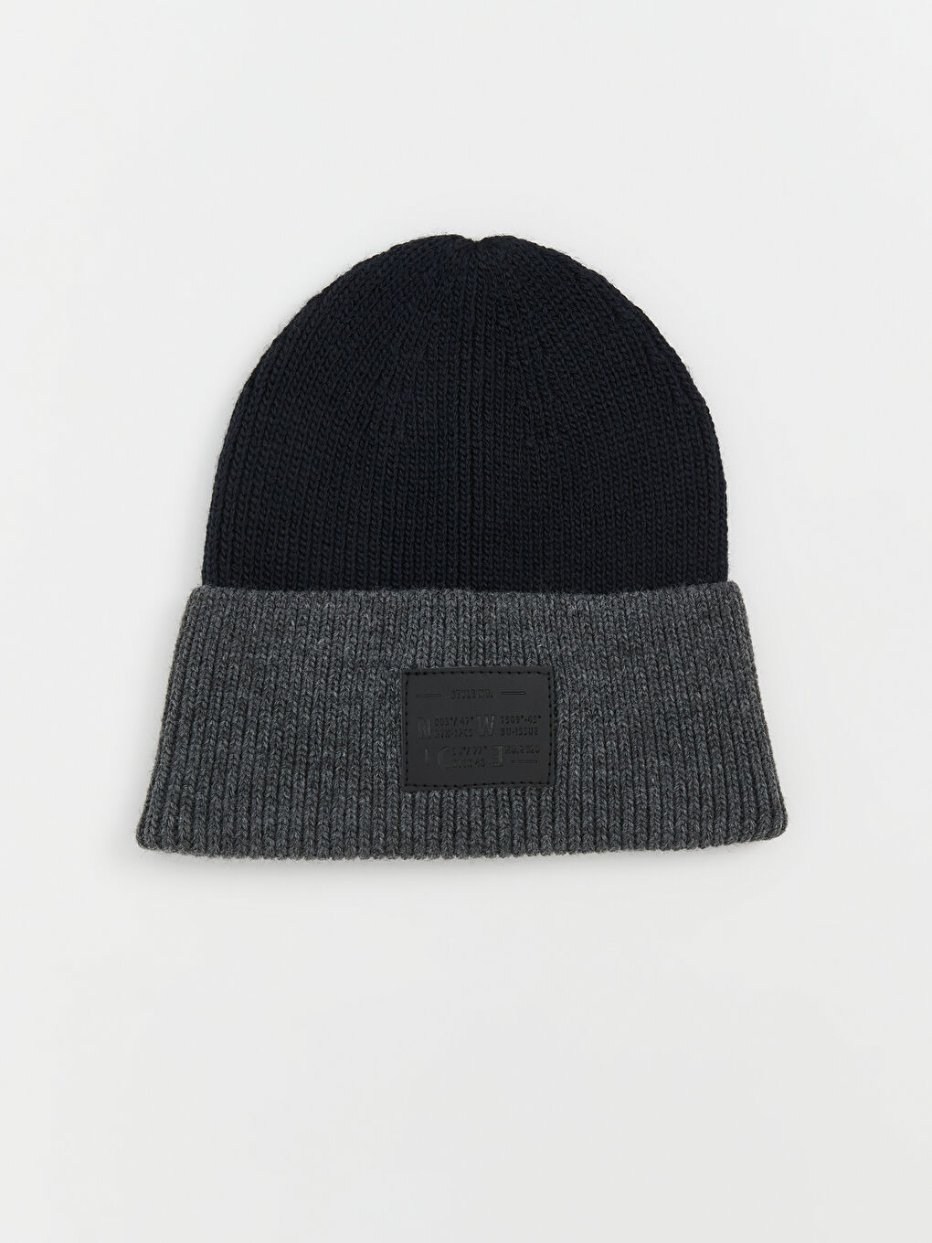 Label Embroidered Men's Beanie