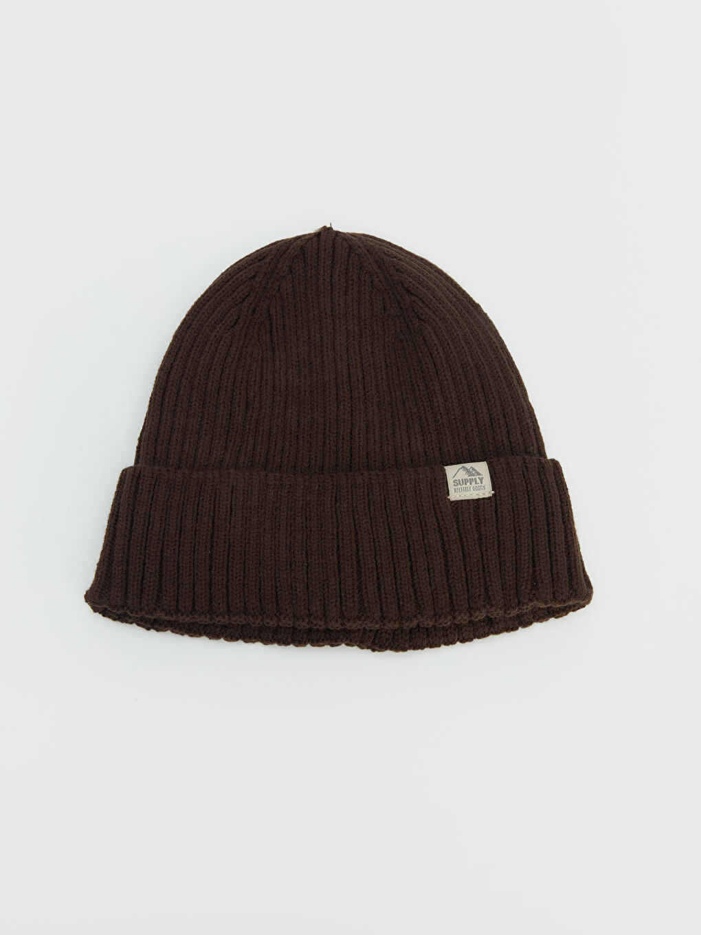 Label Embroidered Men's Beanie-2