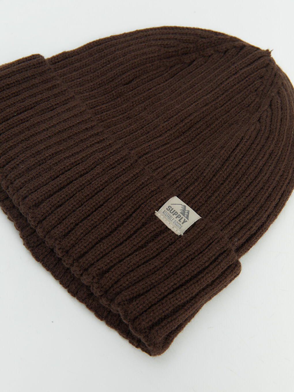 Label Embroidered Men's Beanie-3