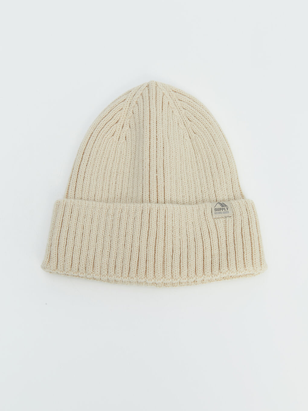 Label Embroidered Men's Beanie-2