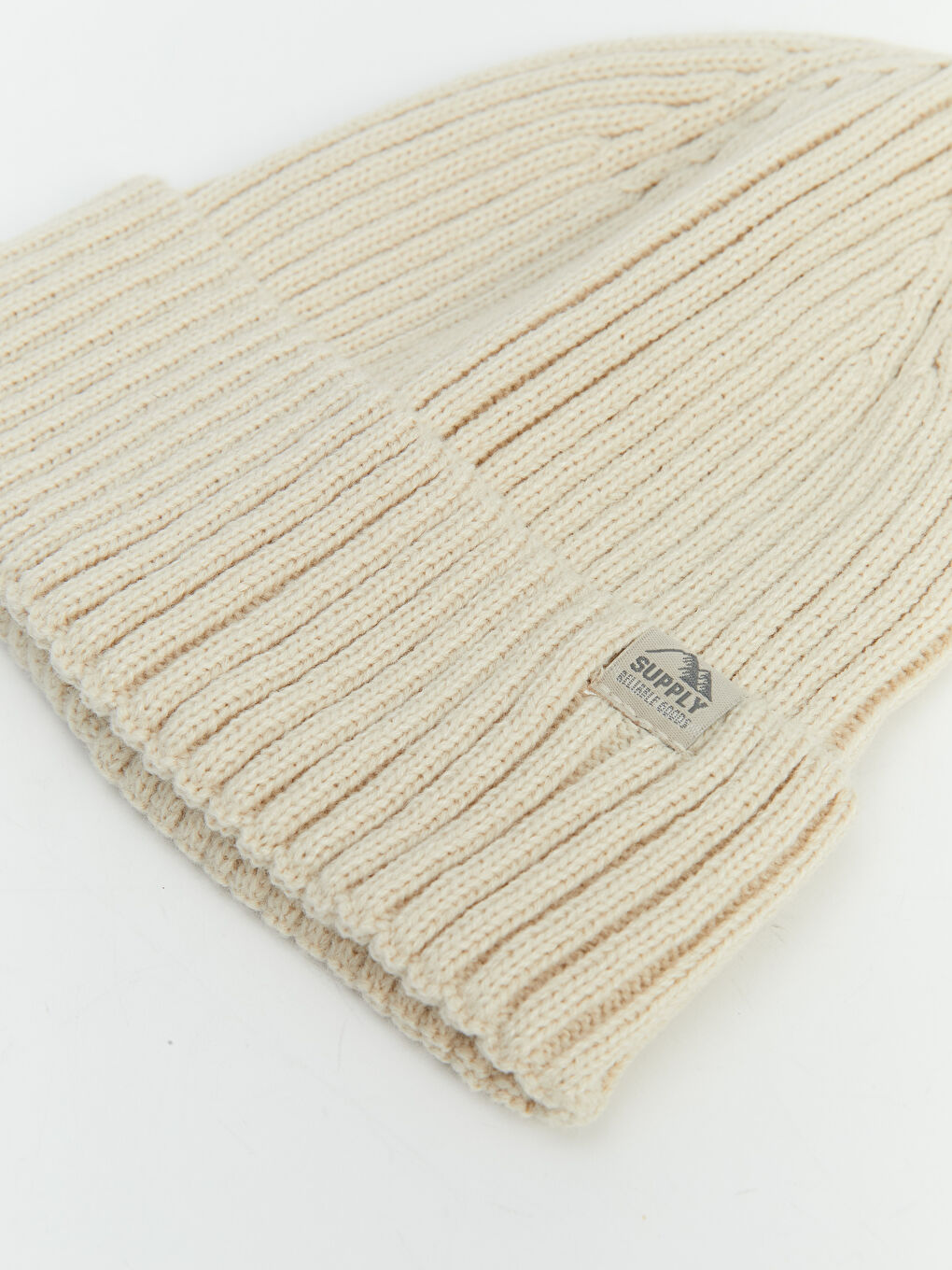 Label Embroidered Men's Beanie-3