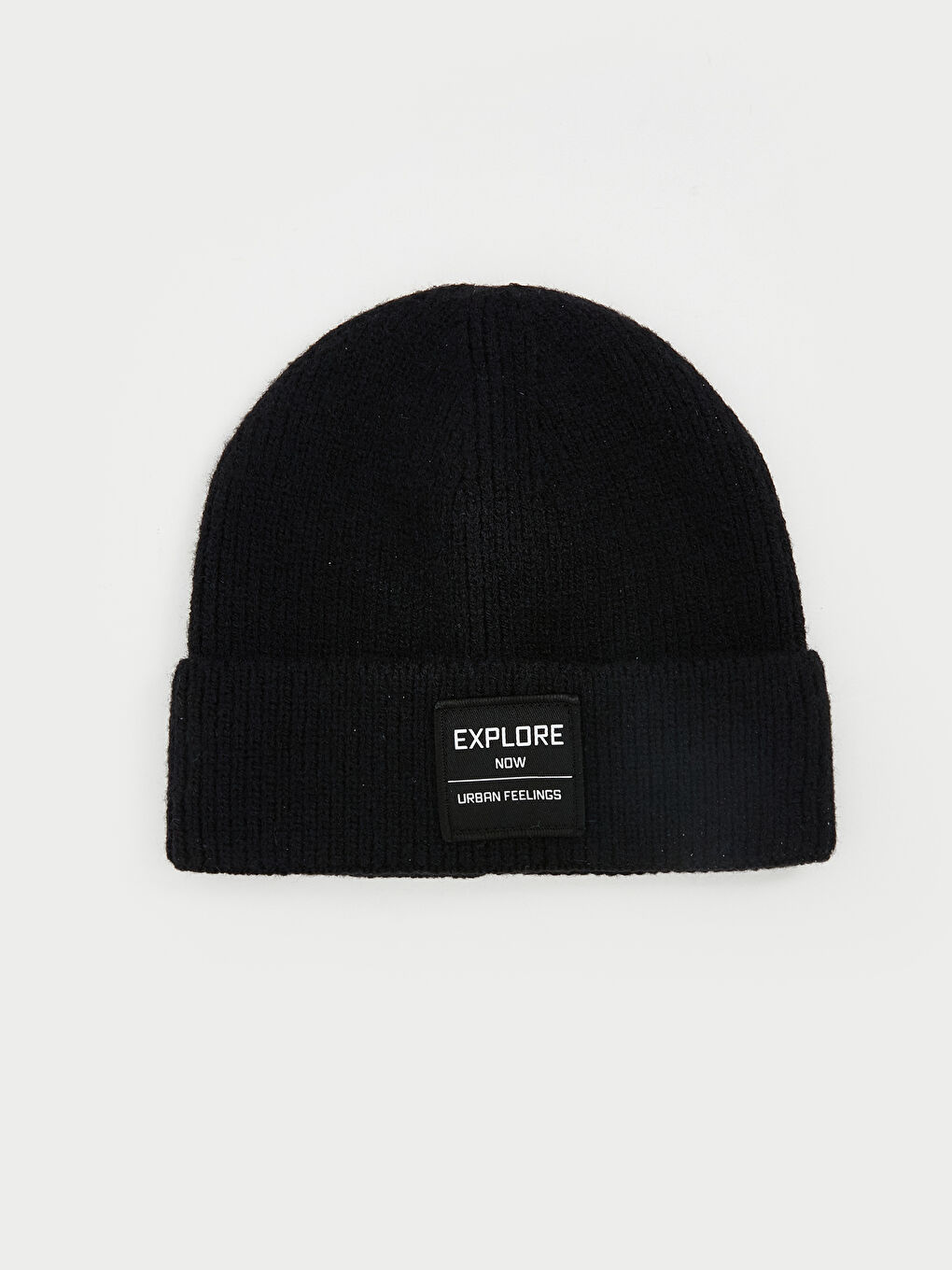 Label Embroidered Men's Beanie