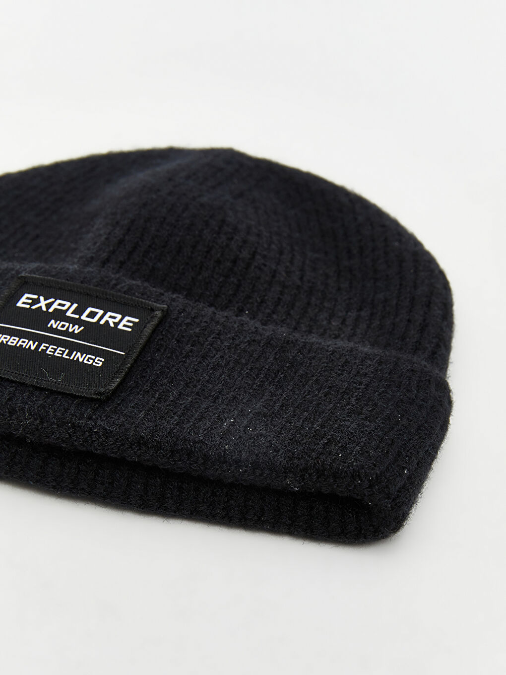 Label Embroidered Men's Beanie-2