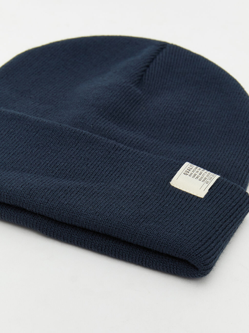 Label Printed Men's Tricot Beanie-2