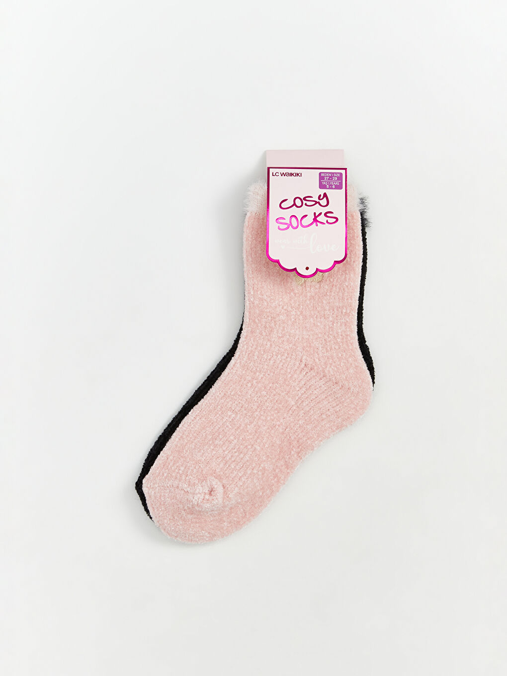 Girl PINK Ankle Socks-2
