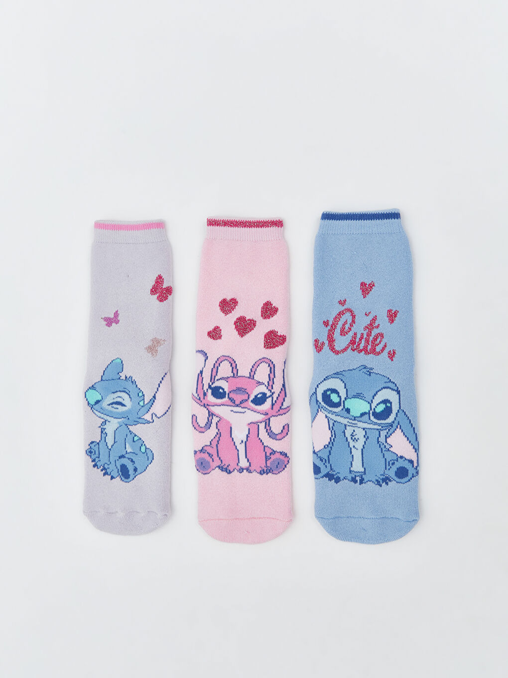 Girl LILAC Ankle Socks-1