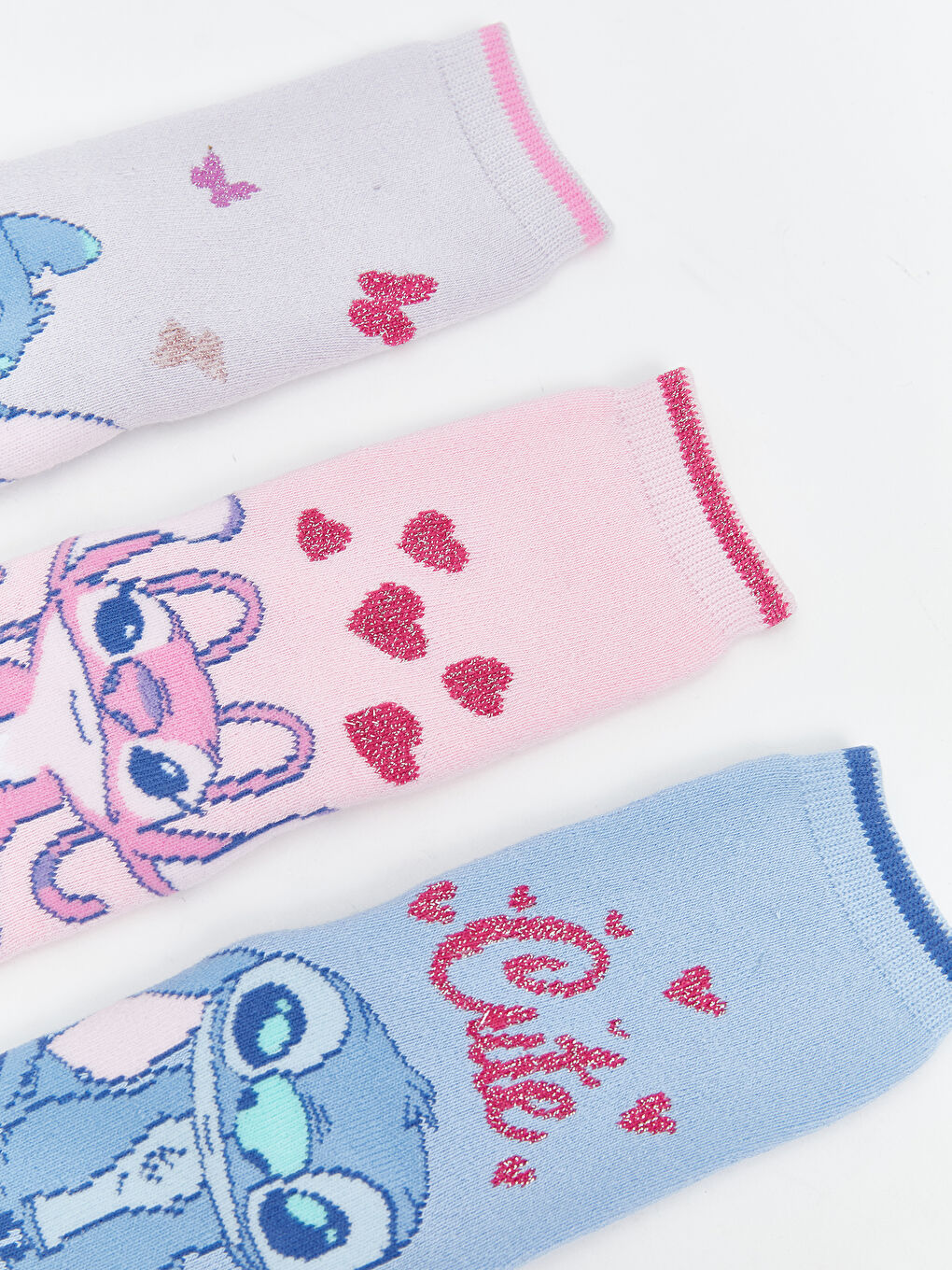 Girl LILAC Ankle Socks-2