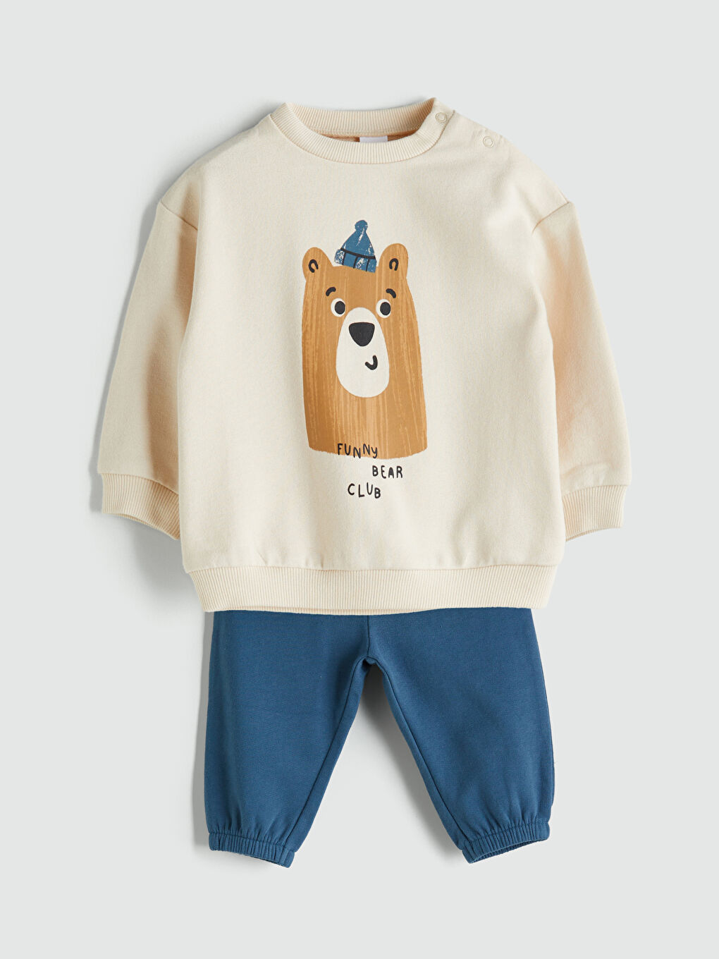 Baby Boy BEIGE Tracksuit Set