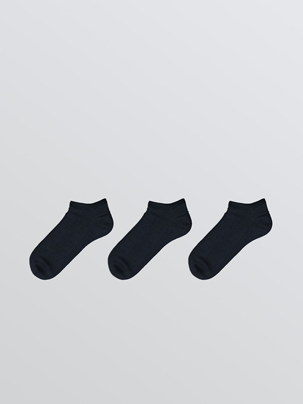 LCW ECO Women's Plain Trainer Socks 3-pack -W5CO44Z8-CRP