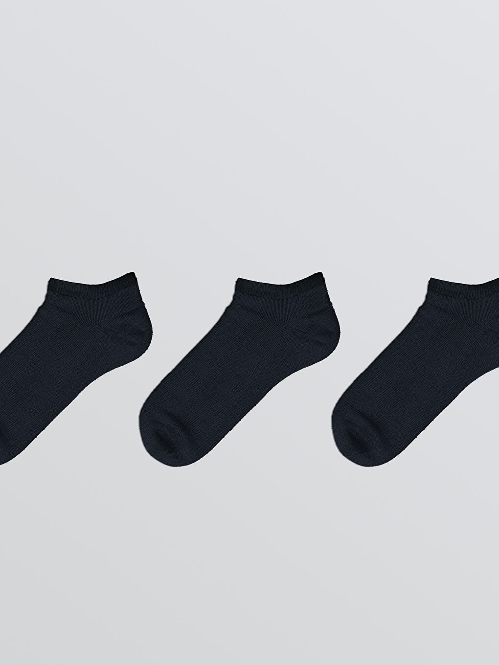 LCW ECO Women's Plain Trainer Socks 3-pack -W5CO44Z8-CRP