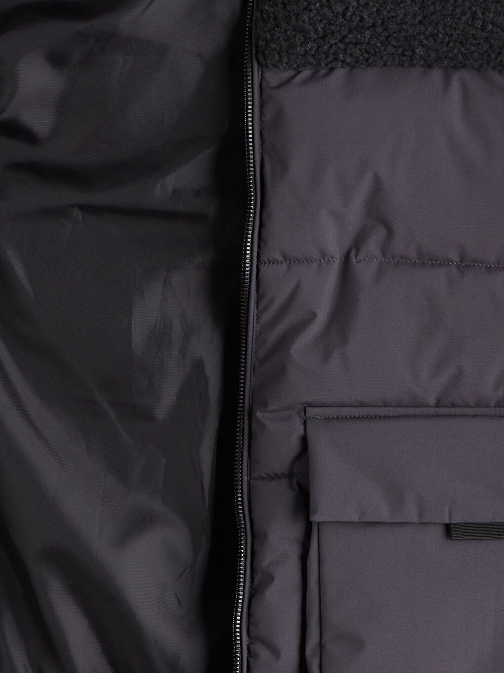 Muškarac SIVA Napuhani deblji prsluk-6