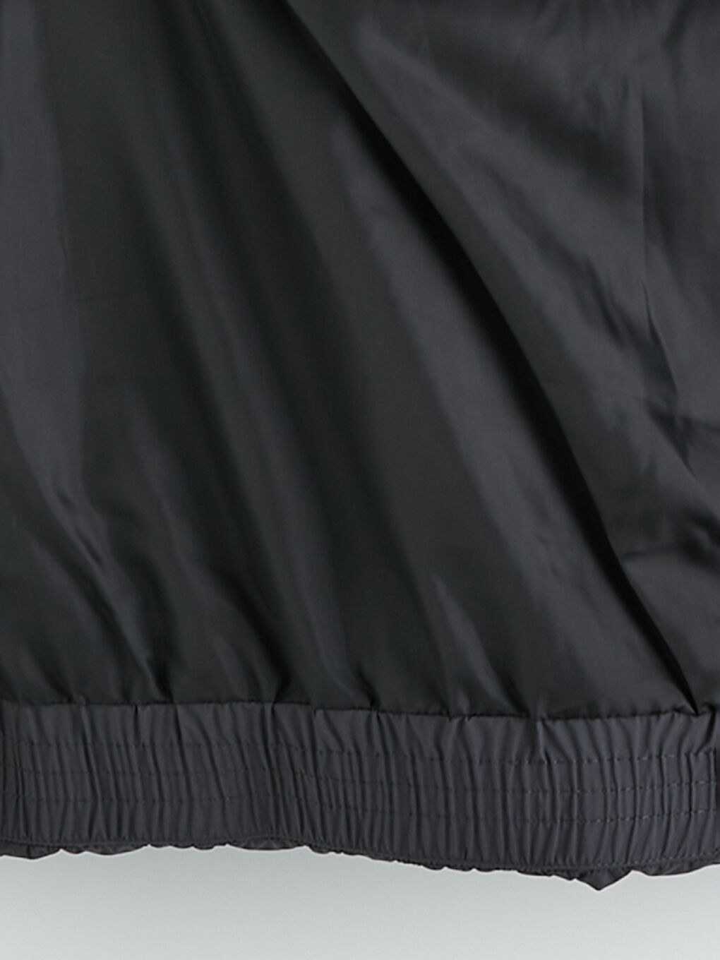 Gri Standart Kalıp Dik Yaka Erkek Şişme Yelek-1