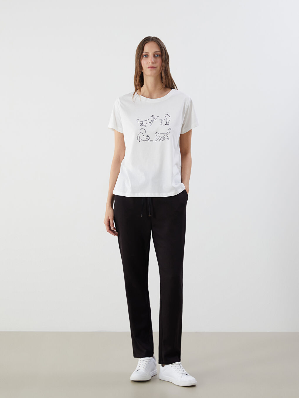 بنطلون رياضي للسيدات بخصر مرن