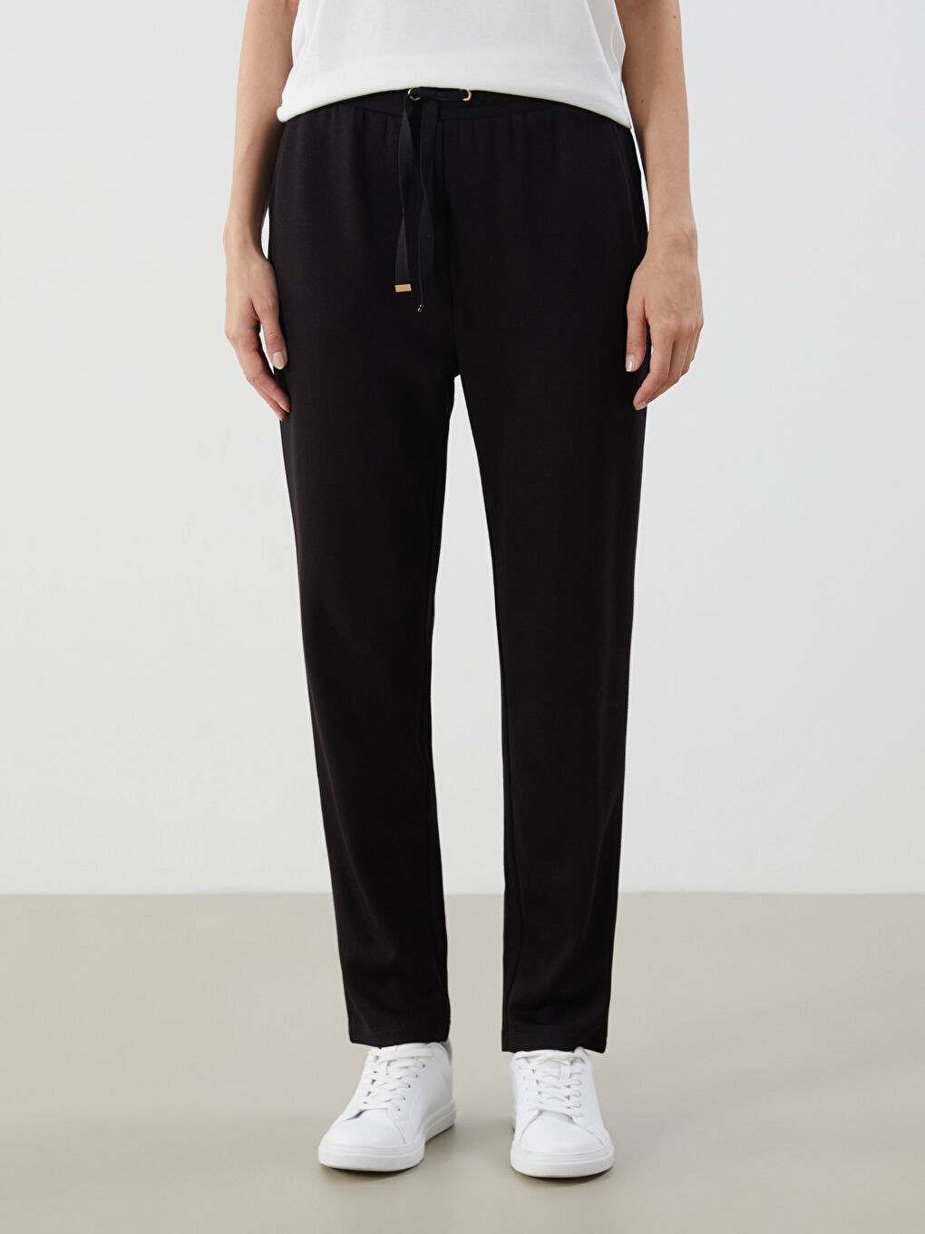 بنطلون رياضي للسيدات بخصر مرن-3