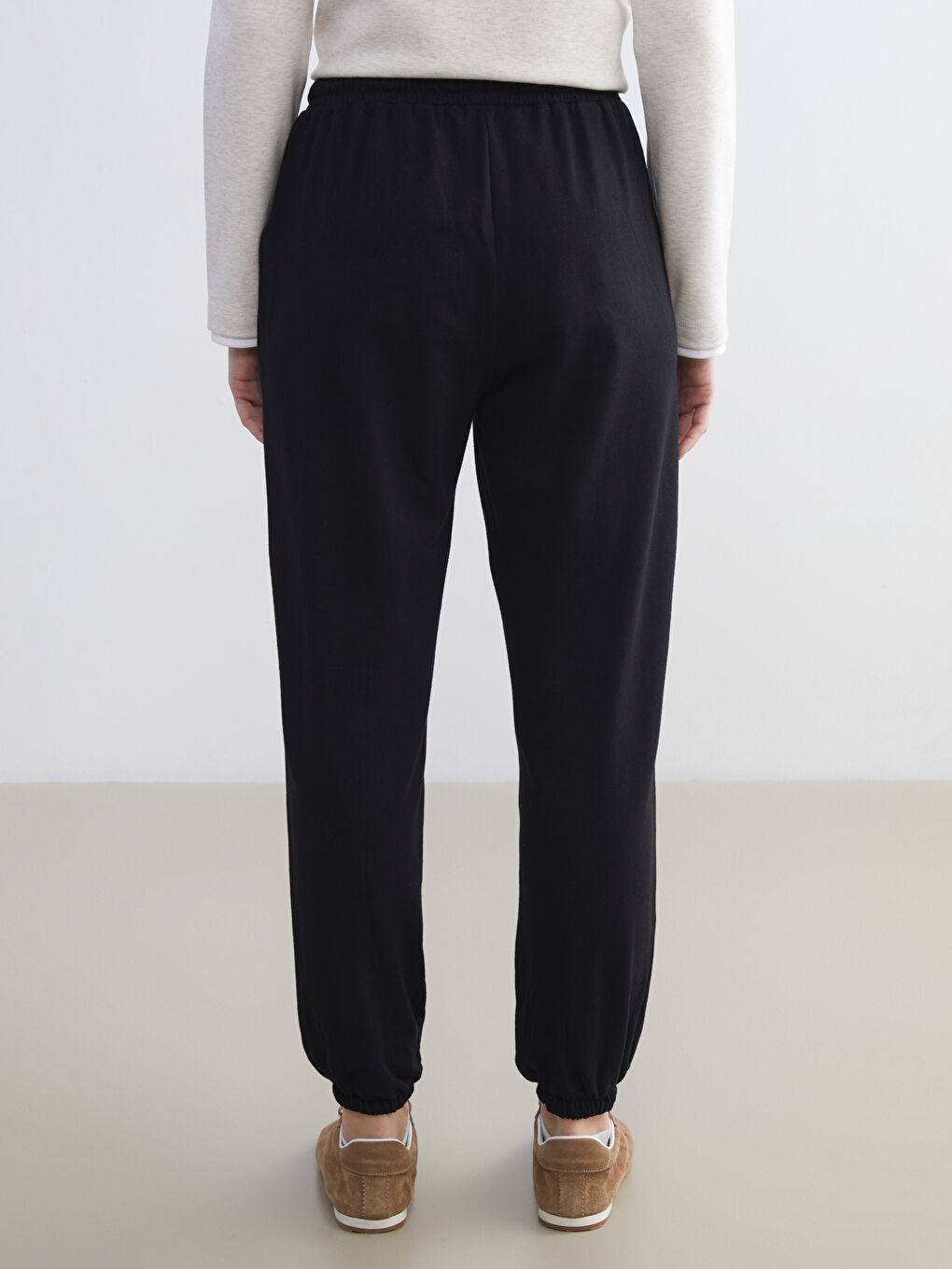 Pantalons de survêtement jogger à taille élastiquée pour Femmes-6