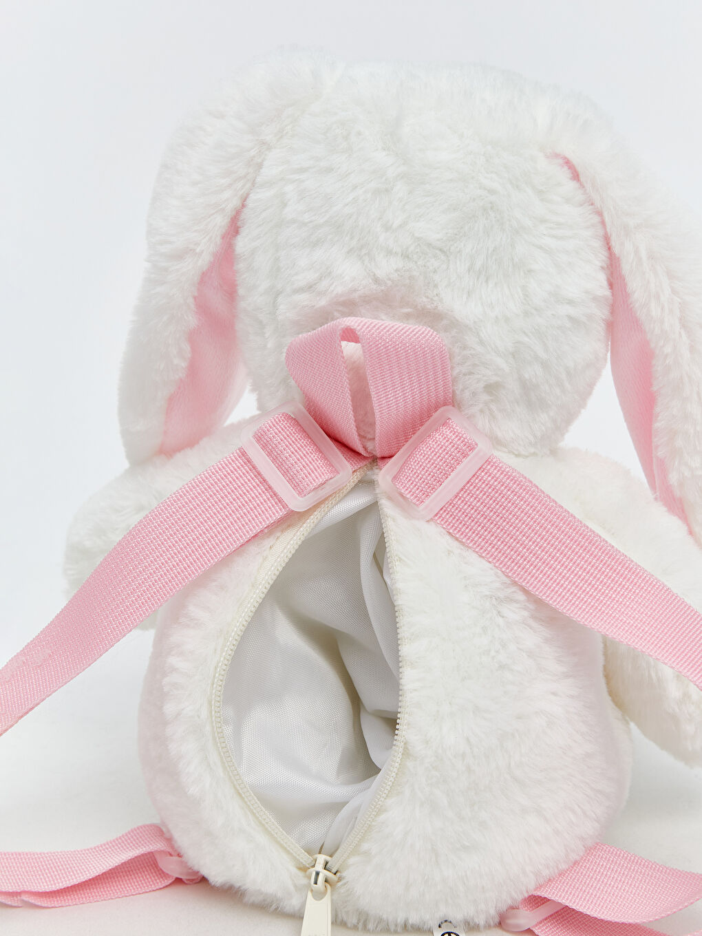 Plush Rabbit Figure Girls' Backpack-3