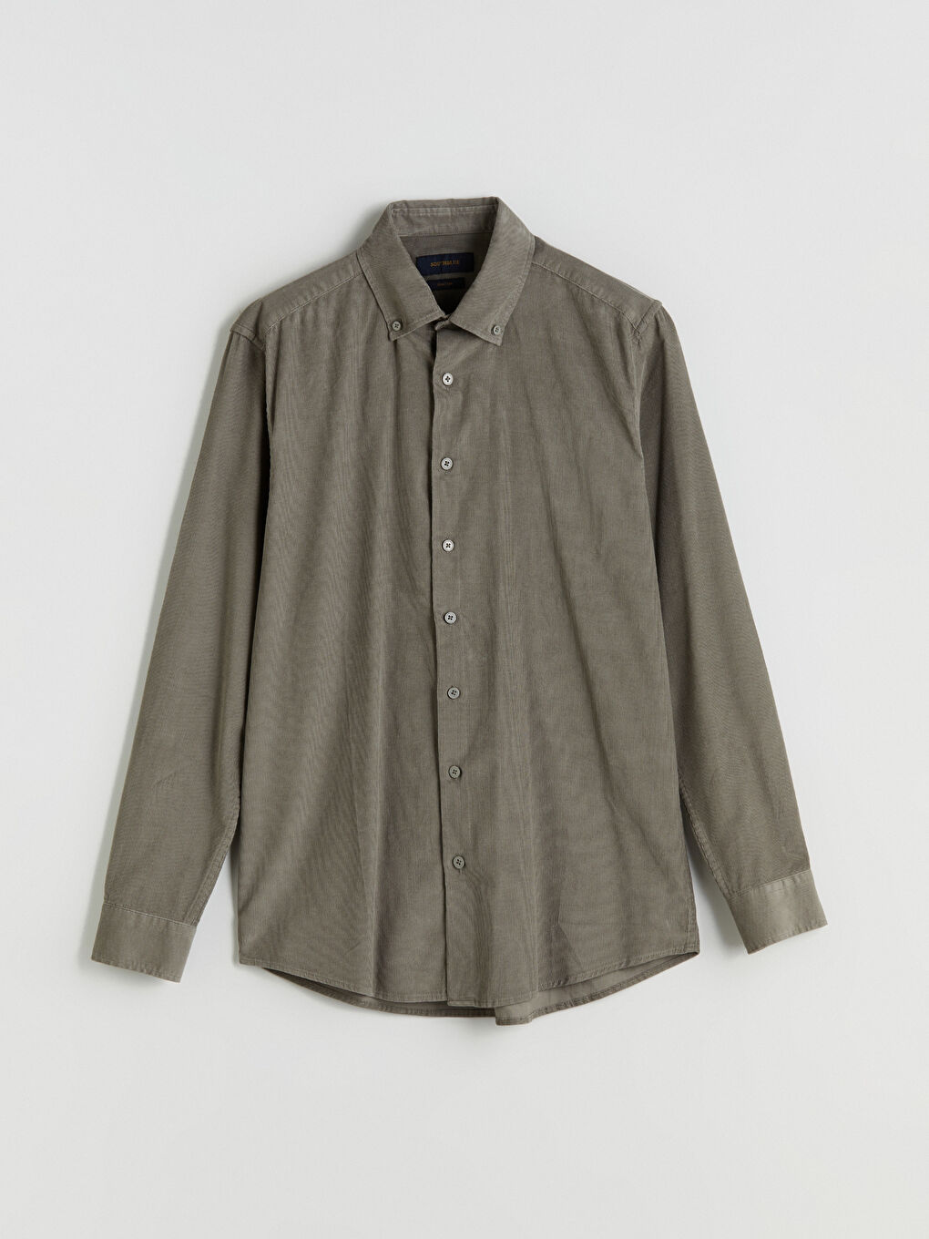 Slim Fit Long Sleeve Velvet Men's Shirt-4