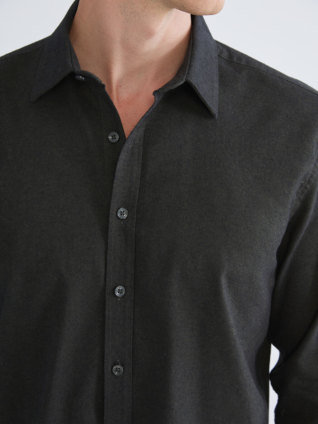 SOUTHBLUE Slim Fit Long Sleeve Men's Shirt -W5CO97Z8-CRR