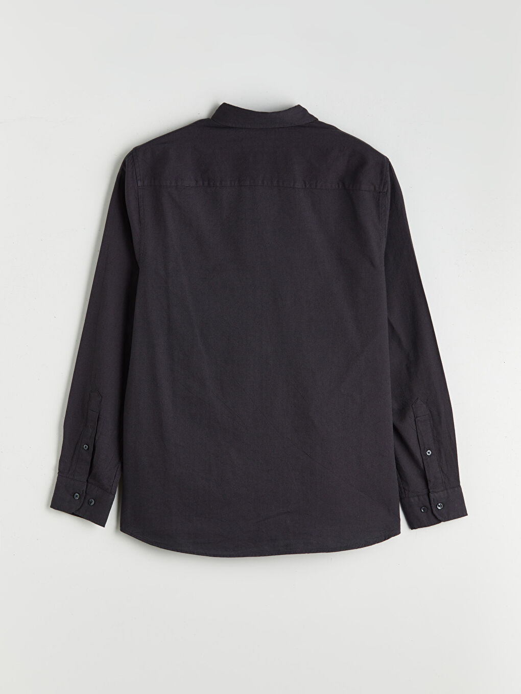 Slim Fit Long Sleeve Men's Shirt-5