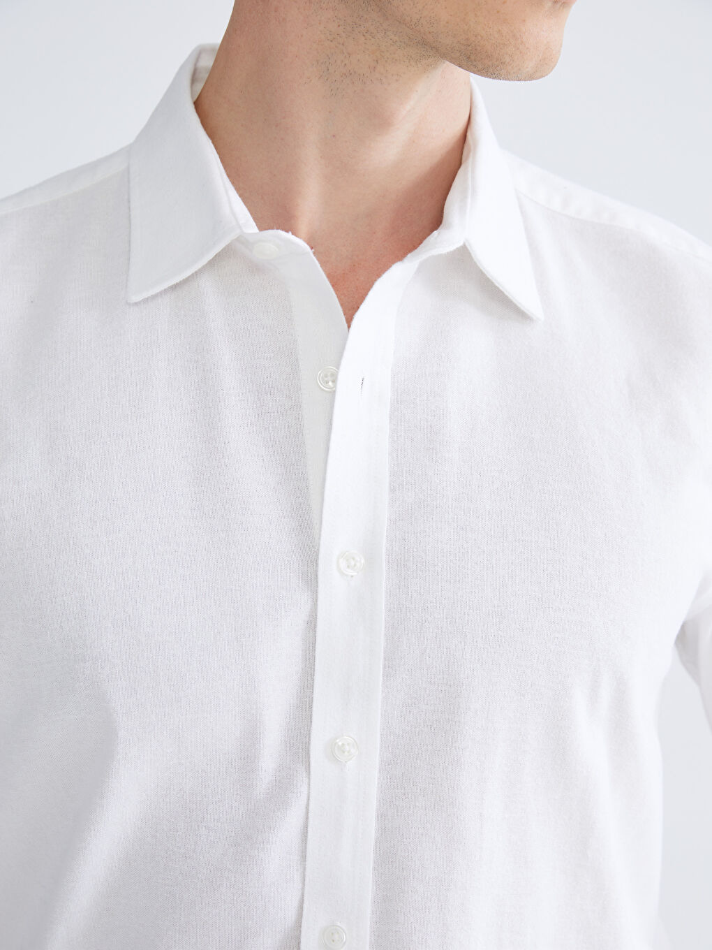 SOUTHBLUE Slim Fit Long Sleeve Men's Shirt -W5CO97Z8-Q6K