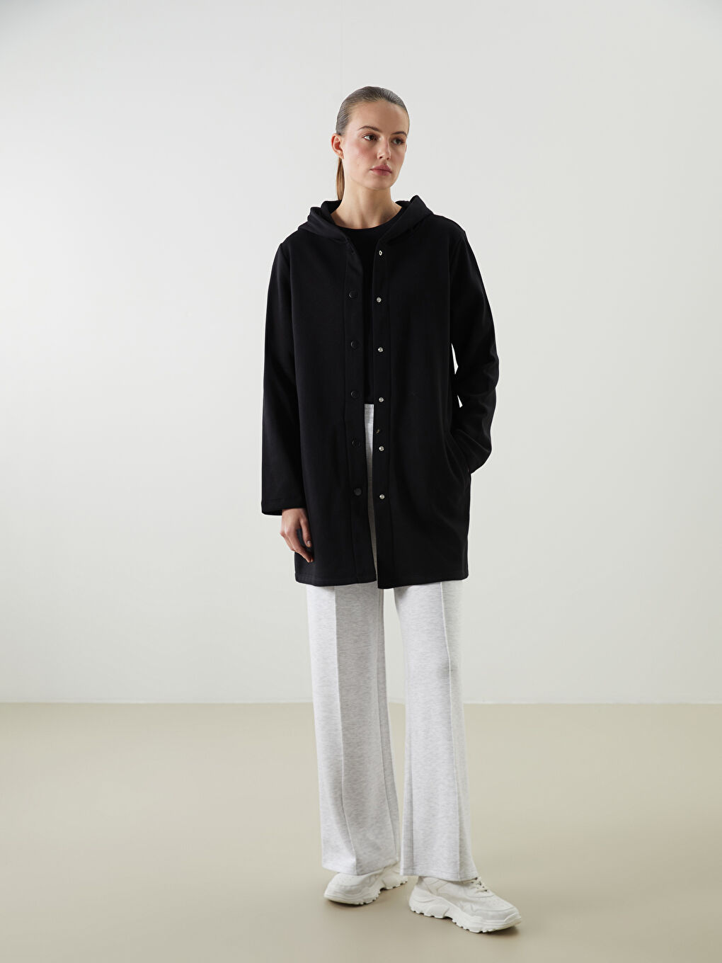 Hooded Women's Cardigan-1