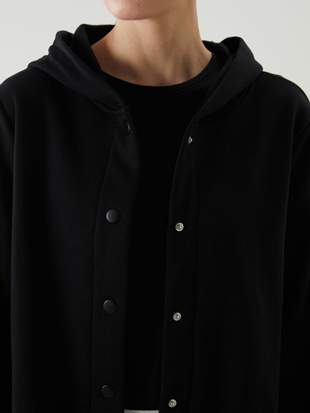 Hooded Women's Cardigan-2