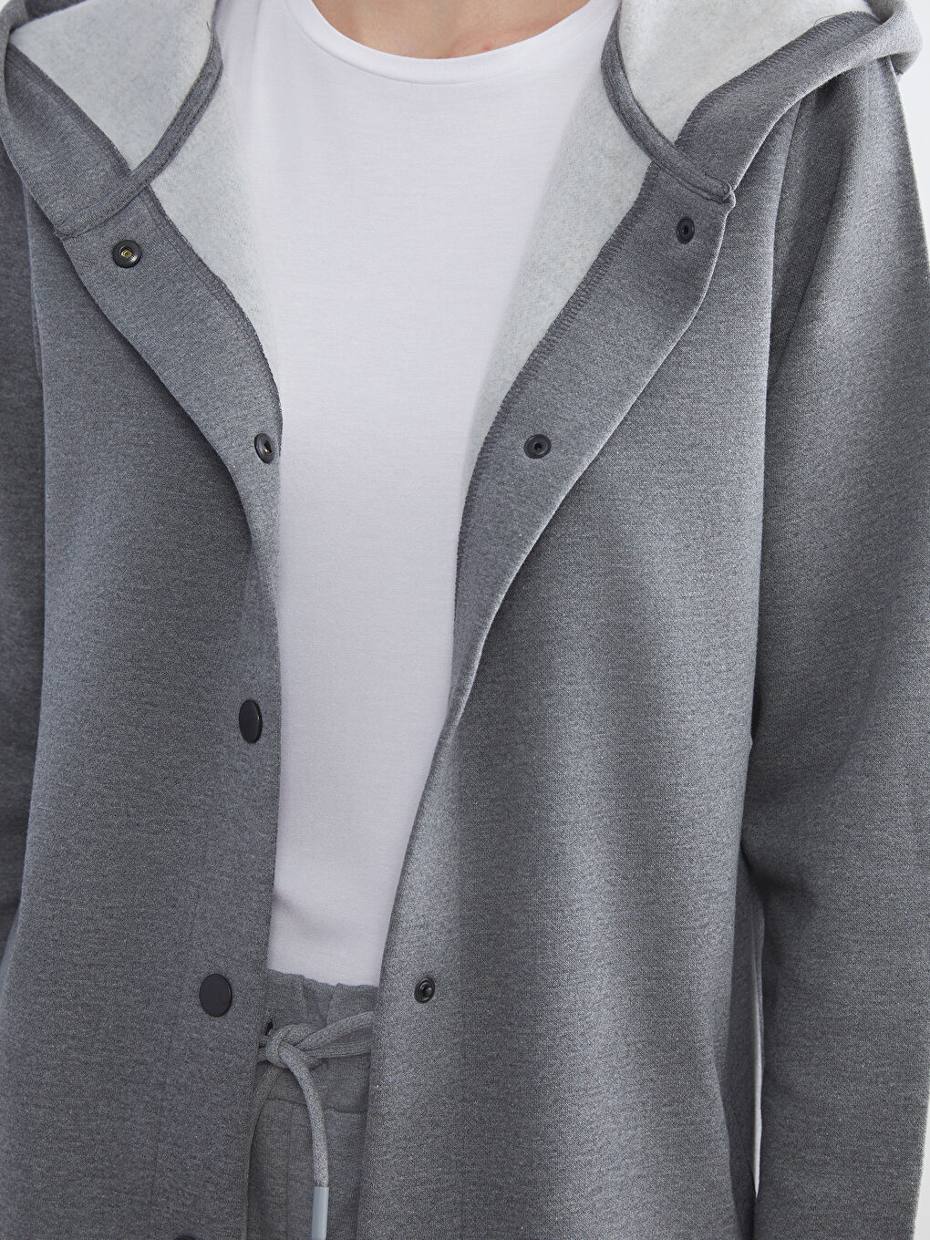 Hooded Women's Cardigan-2