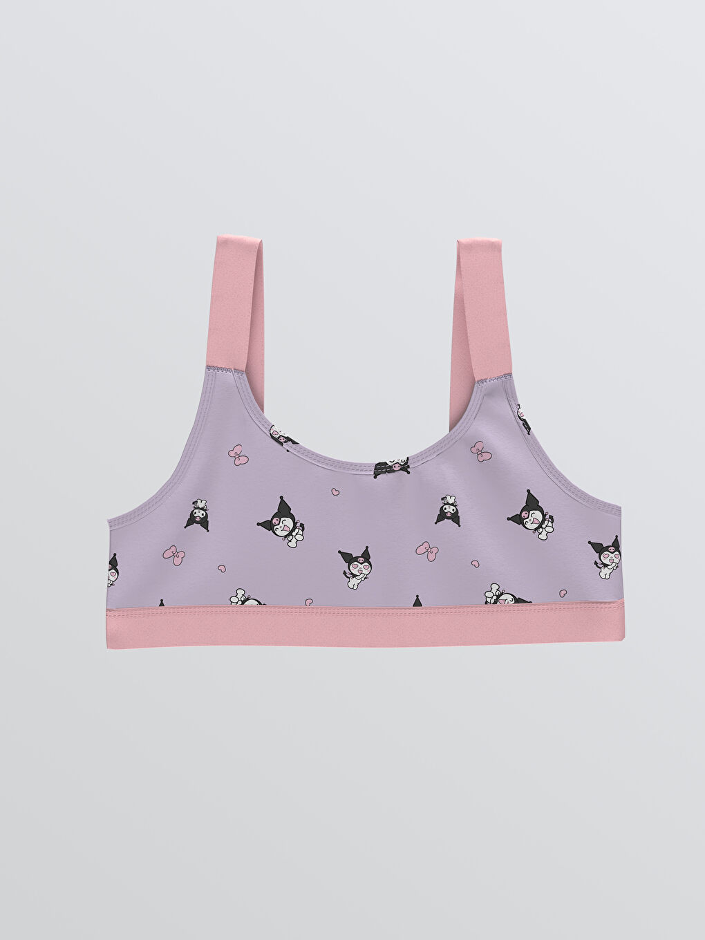 LCW Kids Kuromi Printed Girls' Bustier Top 2 Pack -W5CP30Z4-FDU