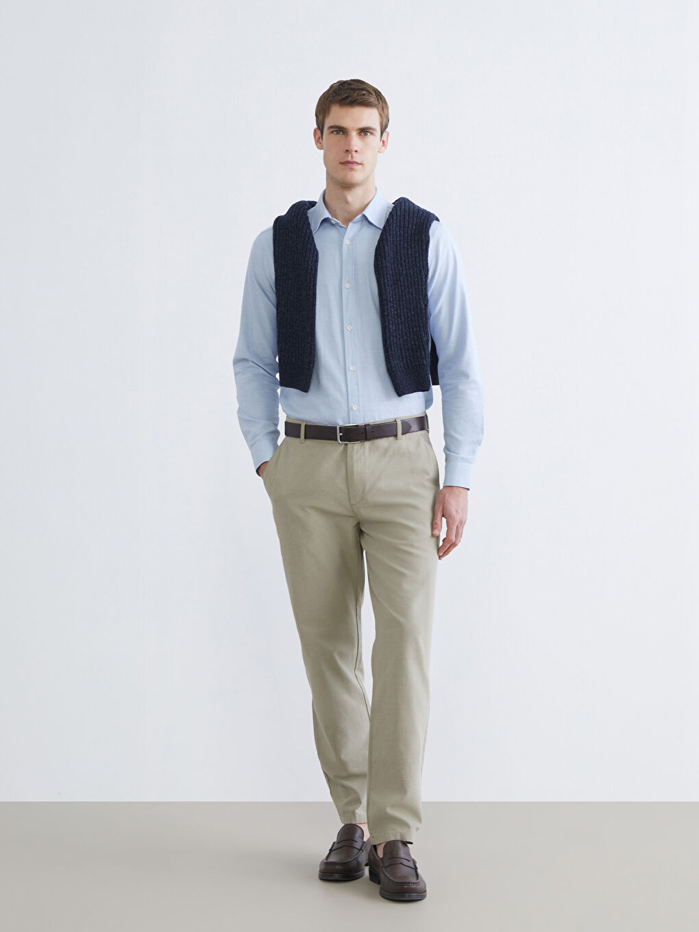 Regular Fit Long Sleeve Men's Lumberjack Shirt-1