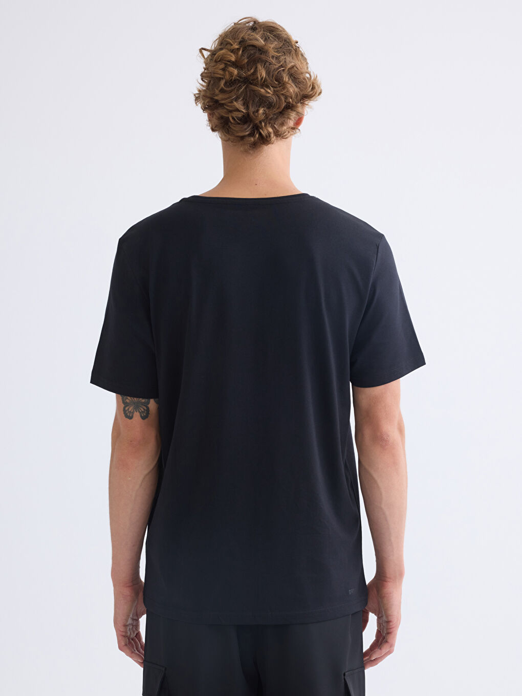 Crew Neck Printed Men's Sports T-Shirt-7