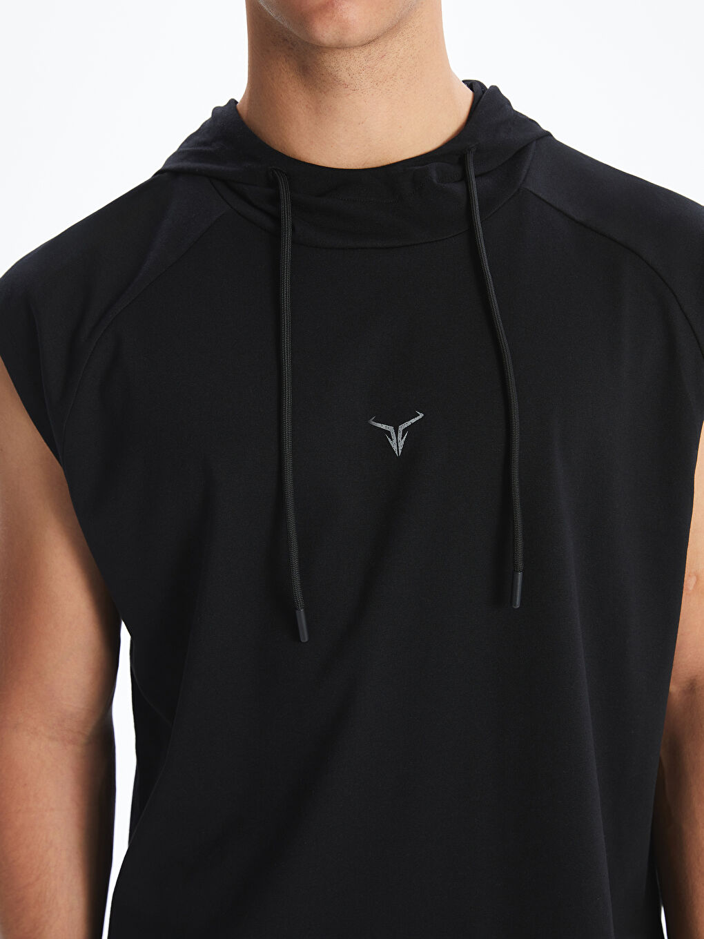 T-shirt sans manches à capuche pour Hommes-2