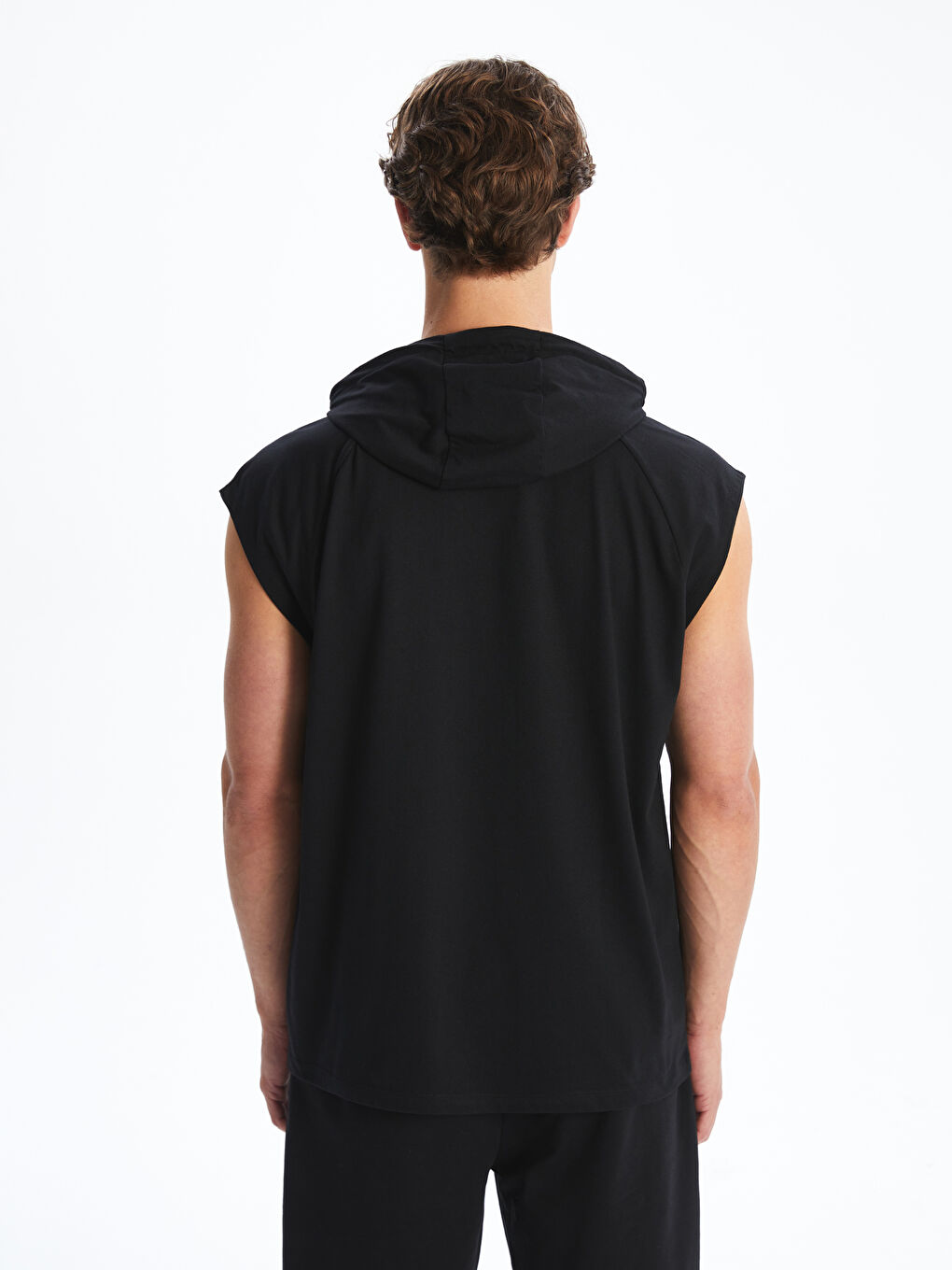 T-shirt sans manches à capuche pour Hommes-3