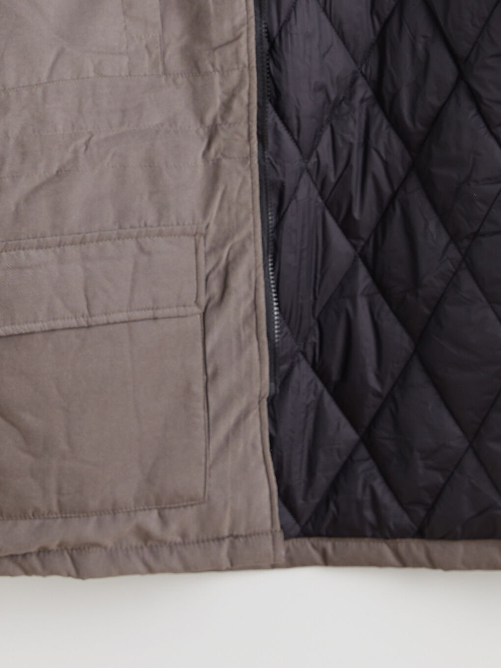 Relaxed Fit Hooded Men's Coat-1