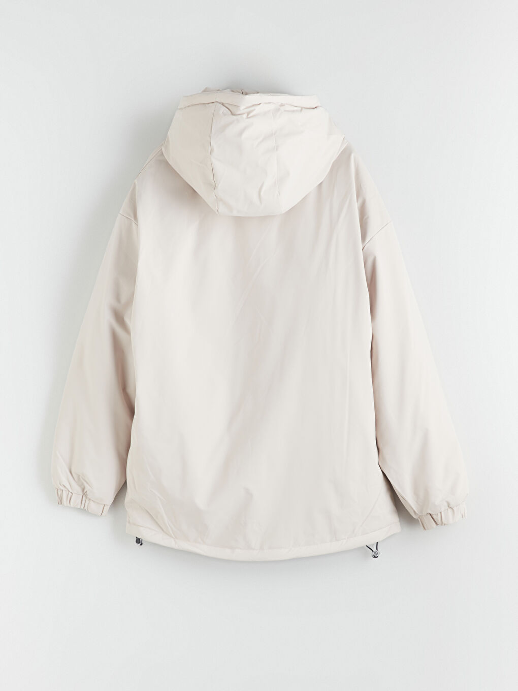 Haki Bol Kalıp Kapüşonlu Kalın Erkek Şişme Mont-7