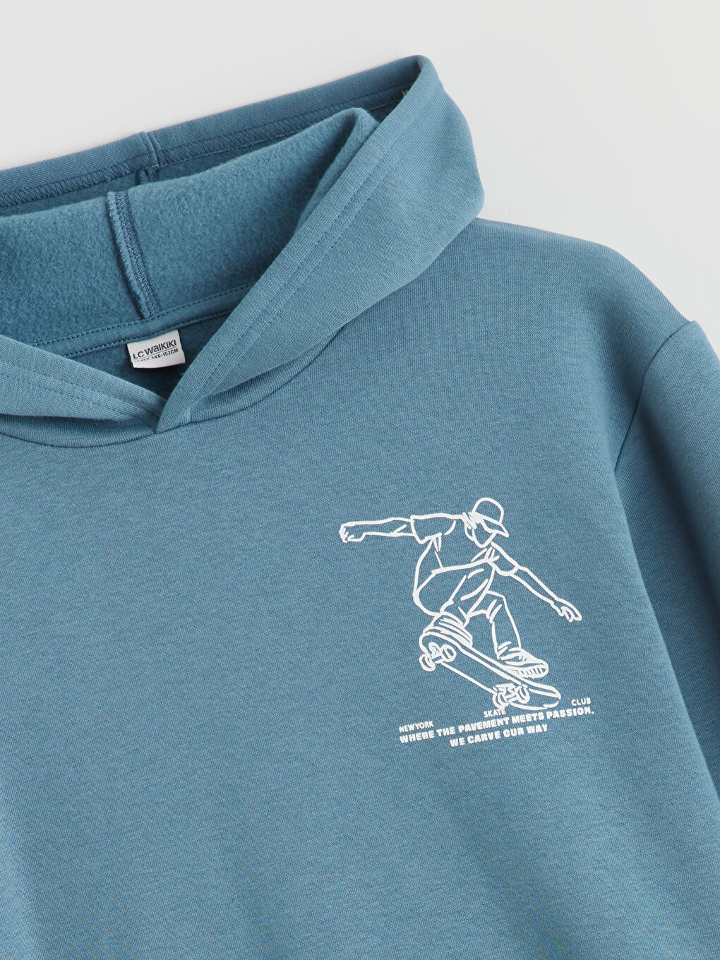 Hooded Boys' Thick Sweatshirt-2