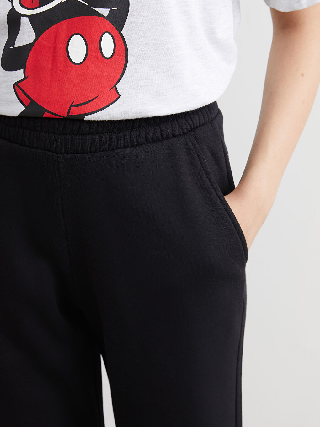 Elasticated Waist Women's Jogger Sweatpants-2