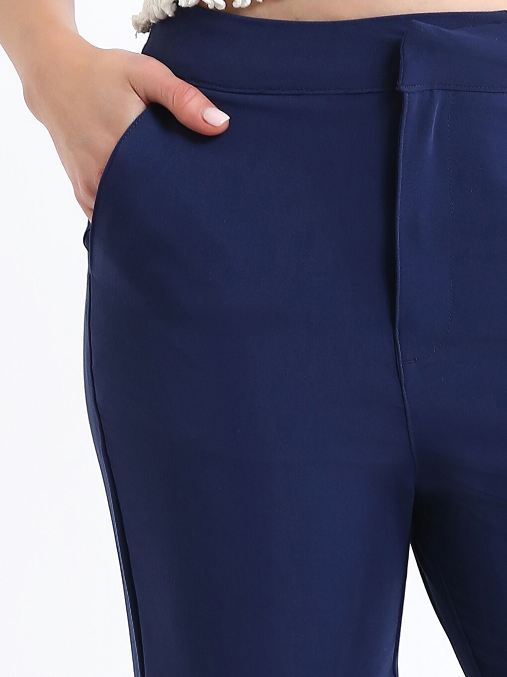 Slim Fit Women's Trousers-2