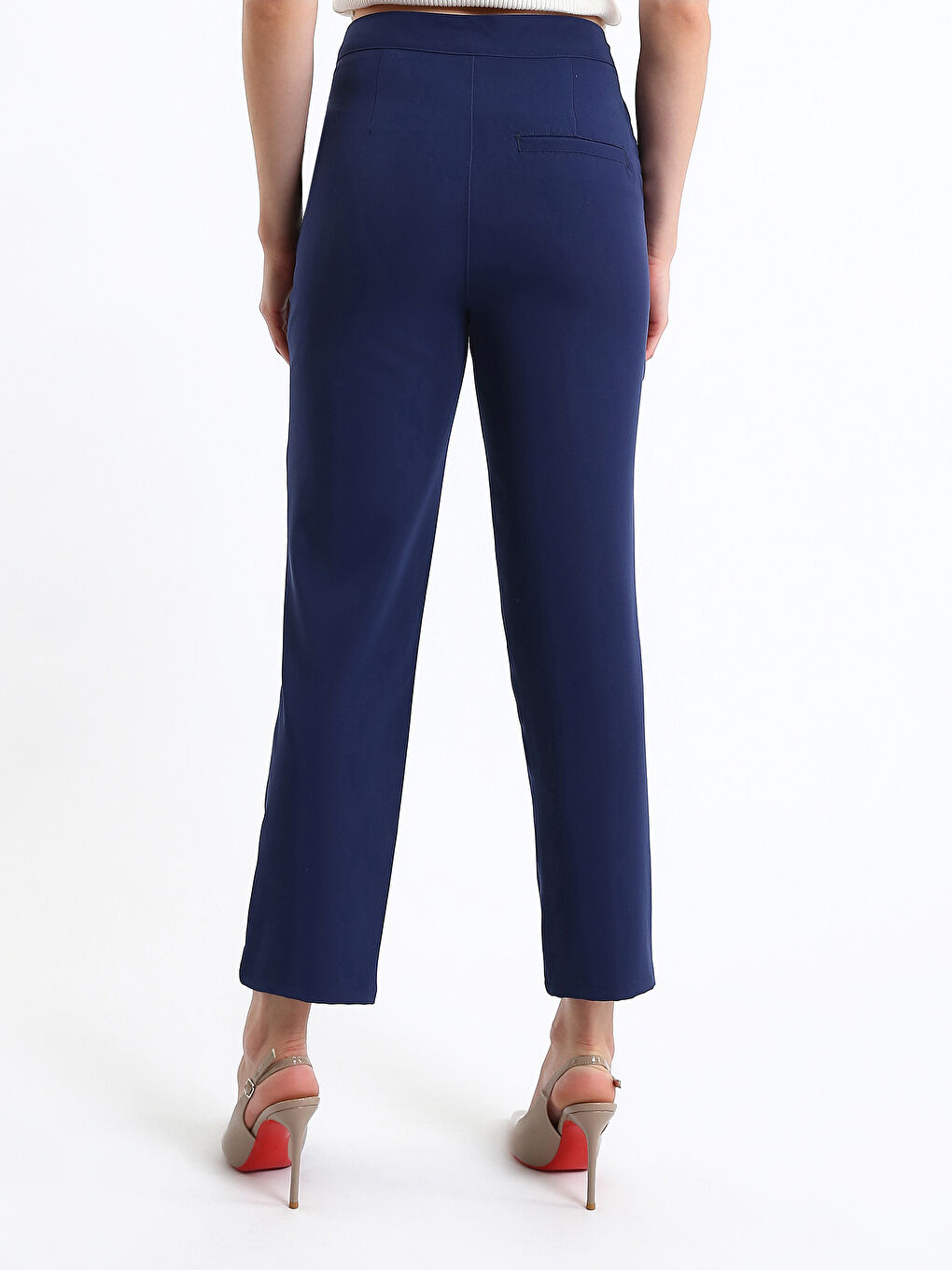 Slim Fit Women's Trousers-4