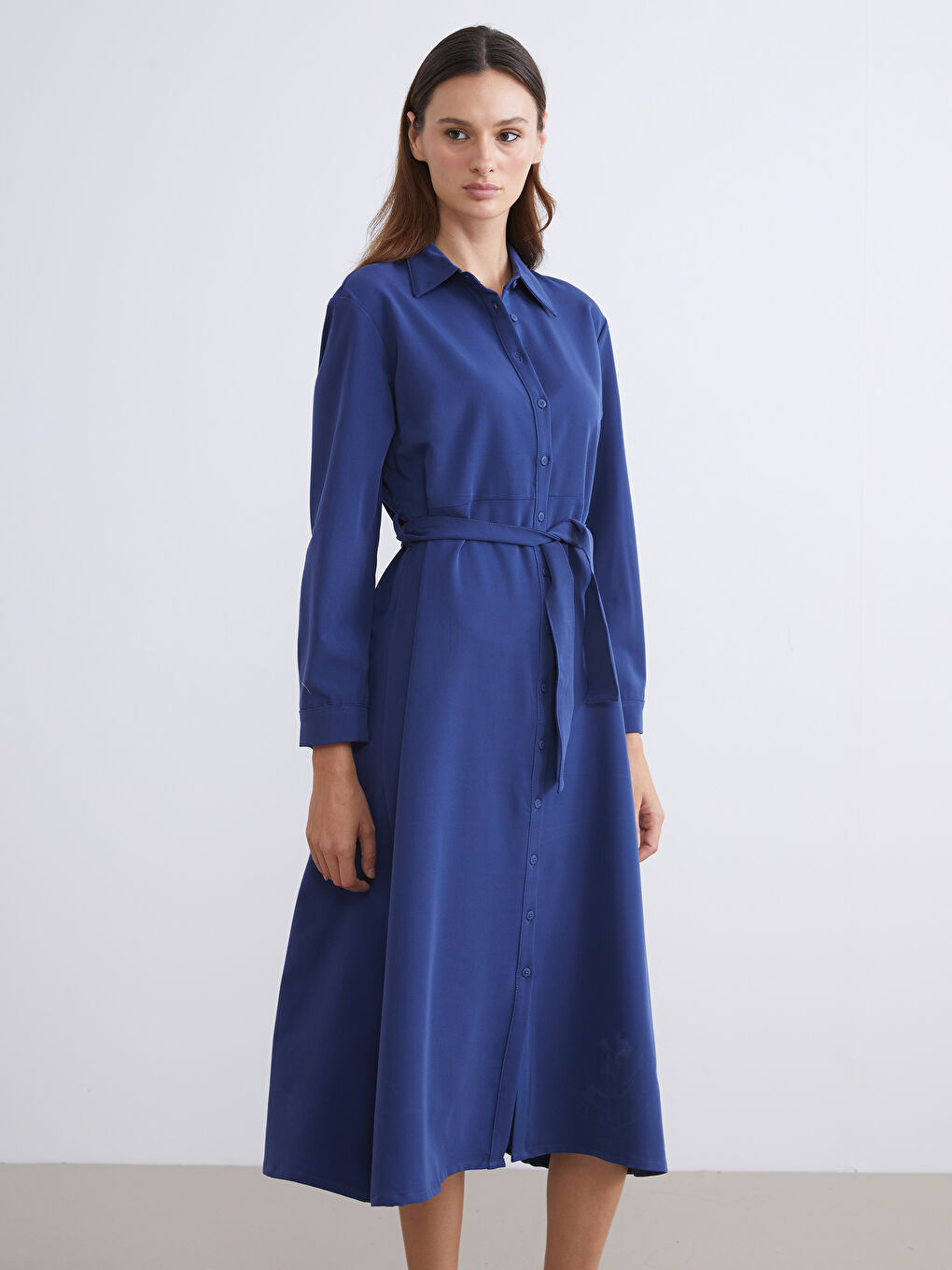 Robe Chemise Ceinturée