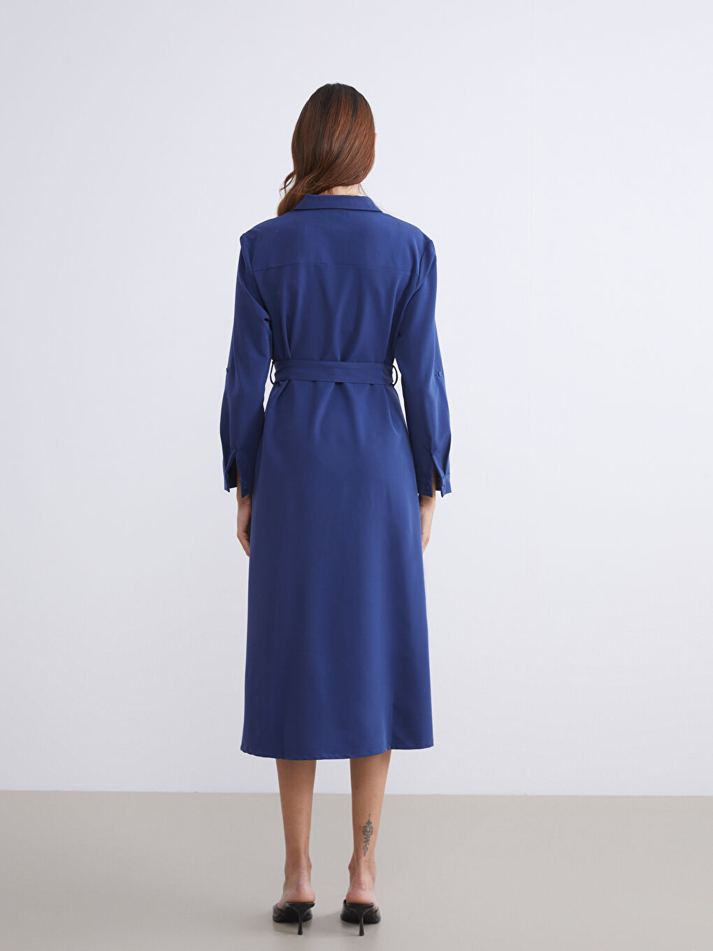 Robe Chemise Ceinturée-3