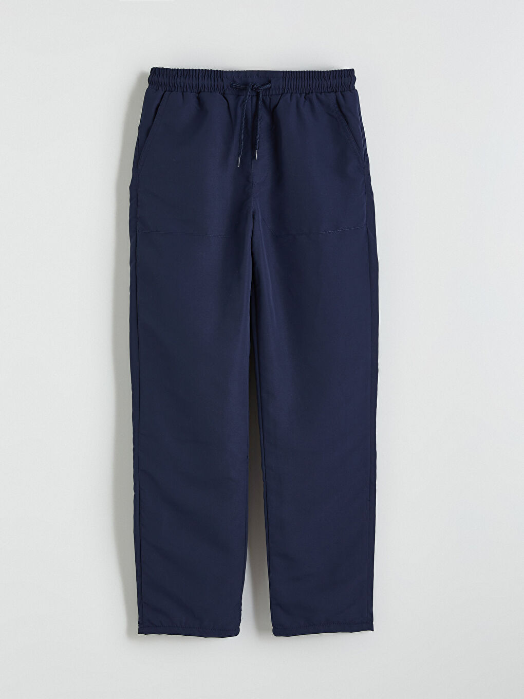 Boys' Trousers with Elastic Waist and Fleece Lining-1