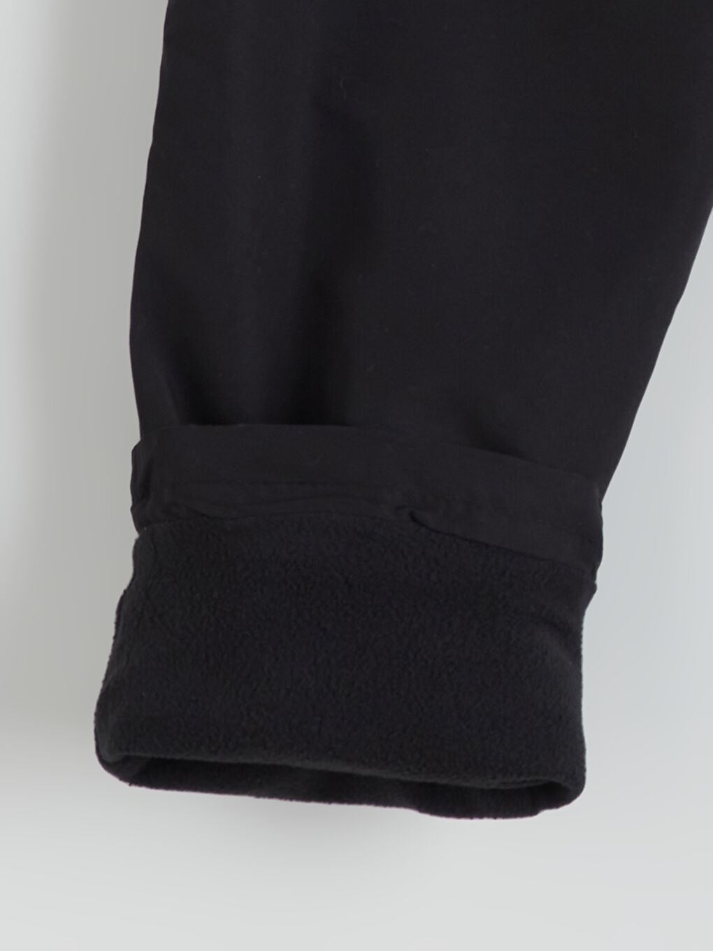 Boys' Trousers with Elastic Waist and Fleece Lining-1