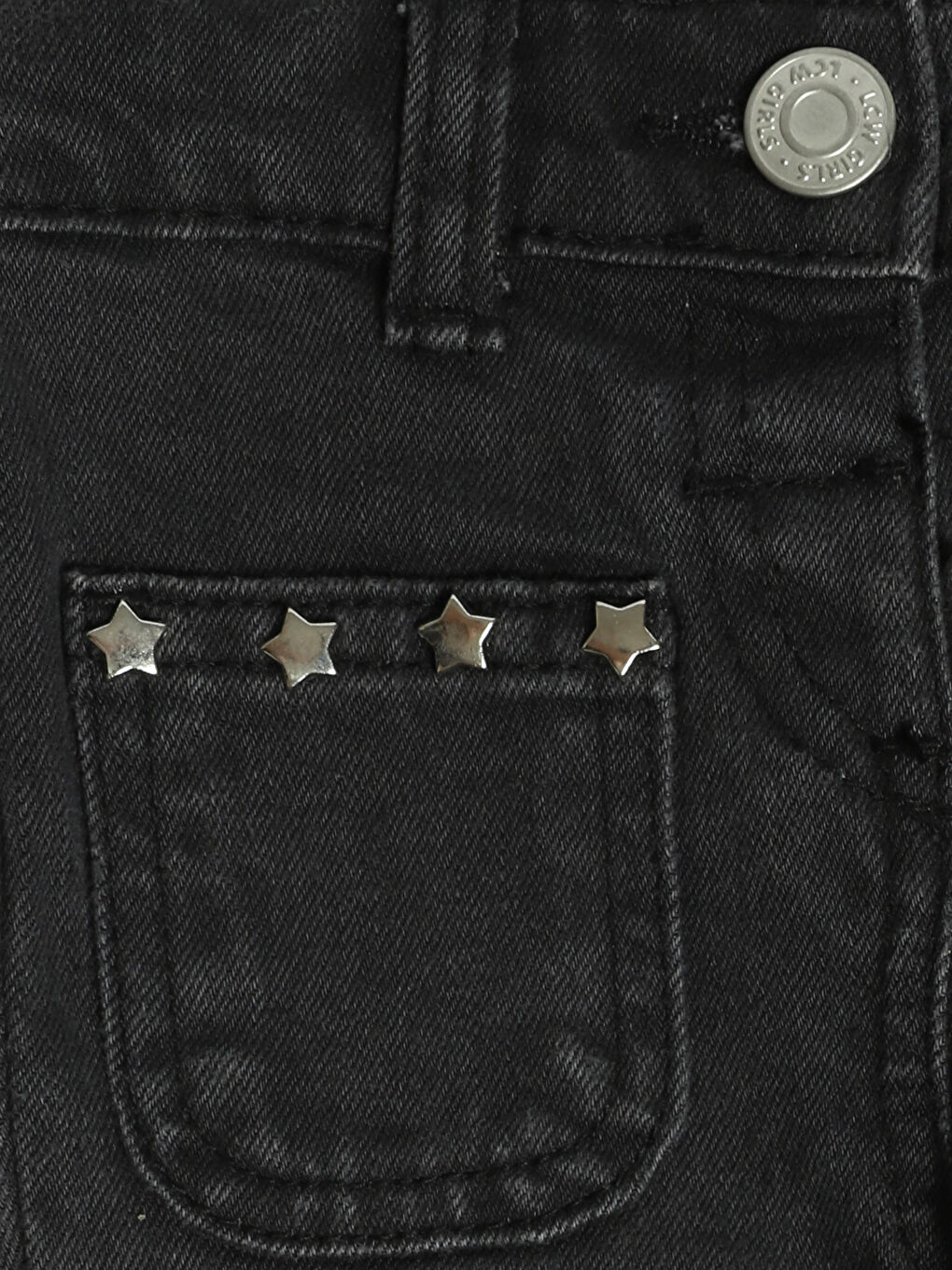 Elasticated Waist Baby Girls' Jeans-2