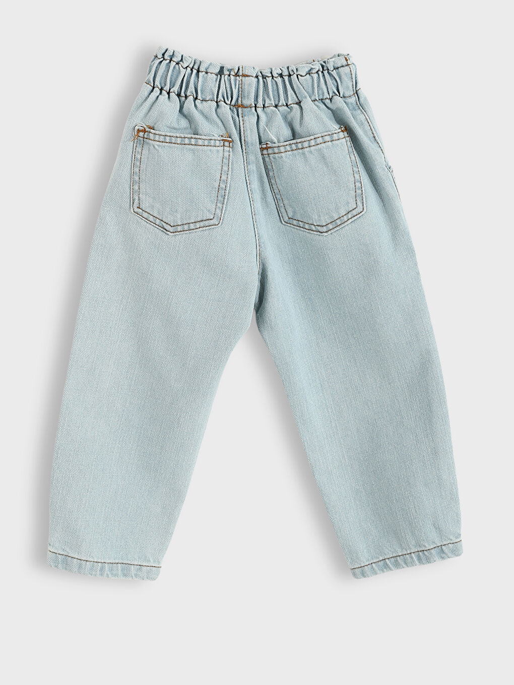 Jean Fille Taille Paperbag-1