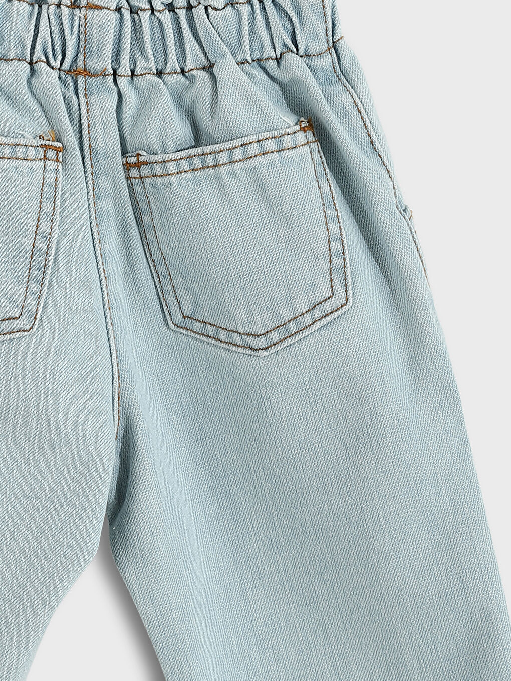 Jean Fille Taille Paperbag-2