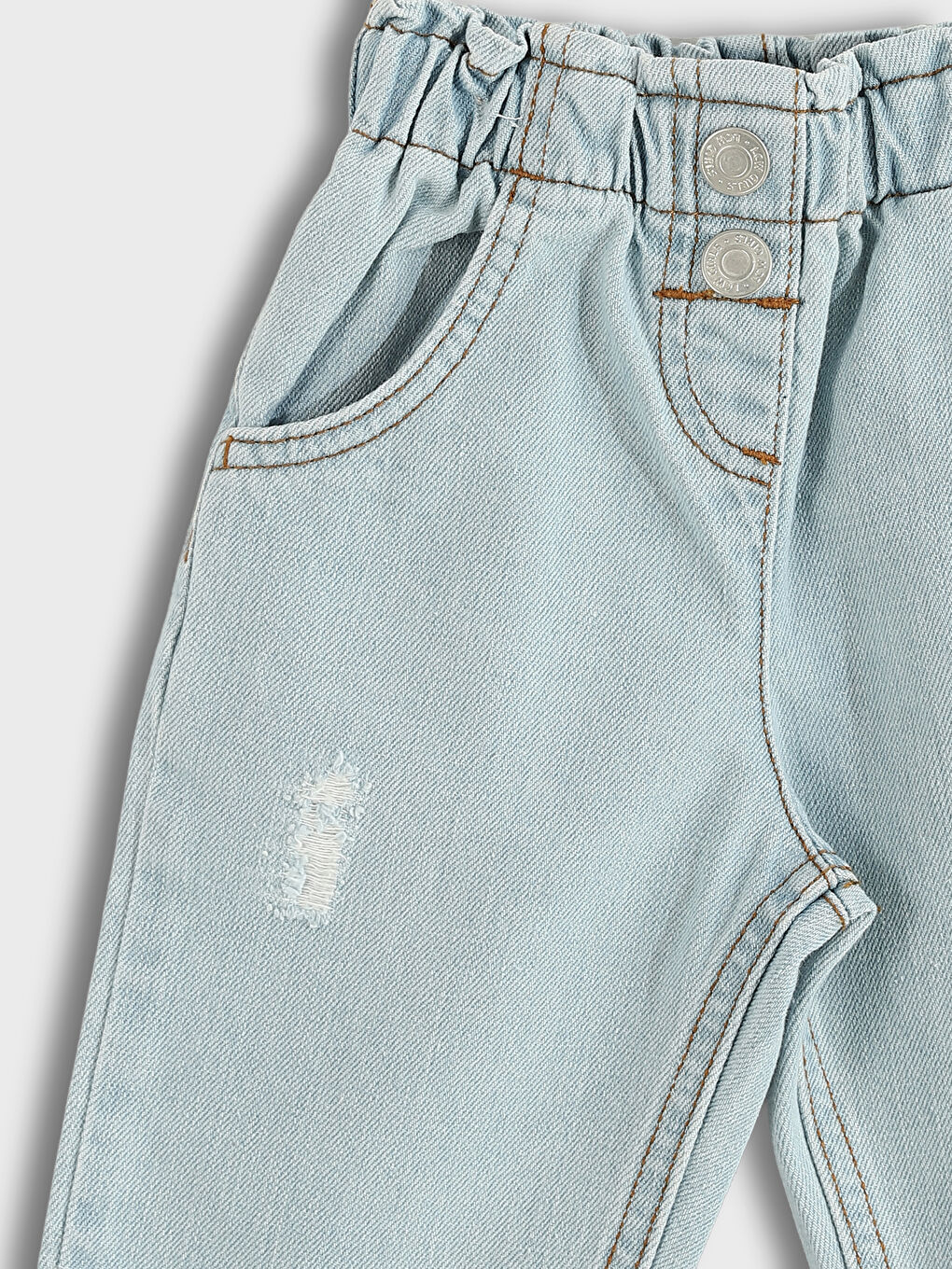Jean Fille Taille Paperbag-3