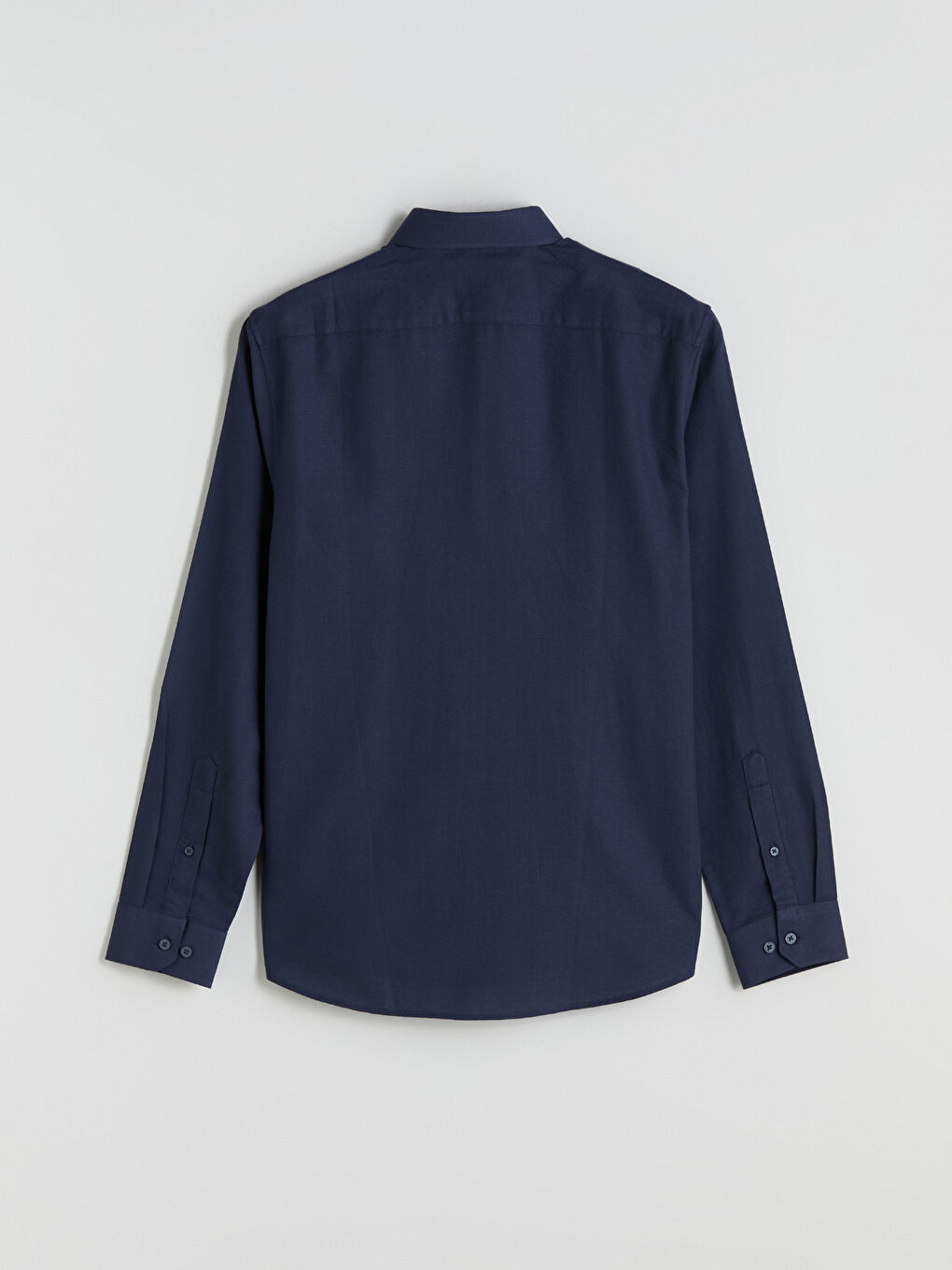 Slim Fit Long Sleeve Men's Shirt-4