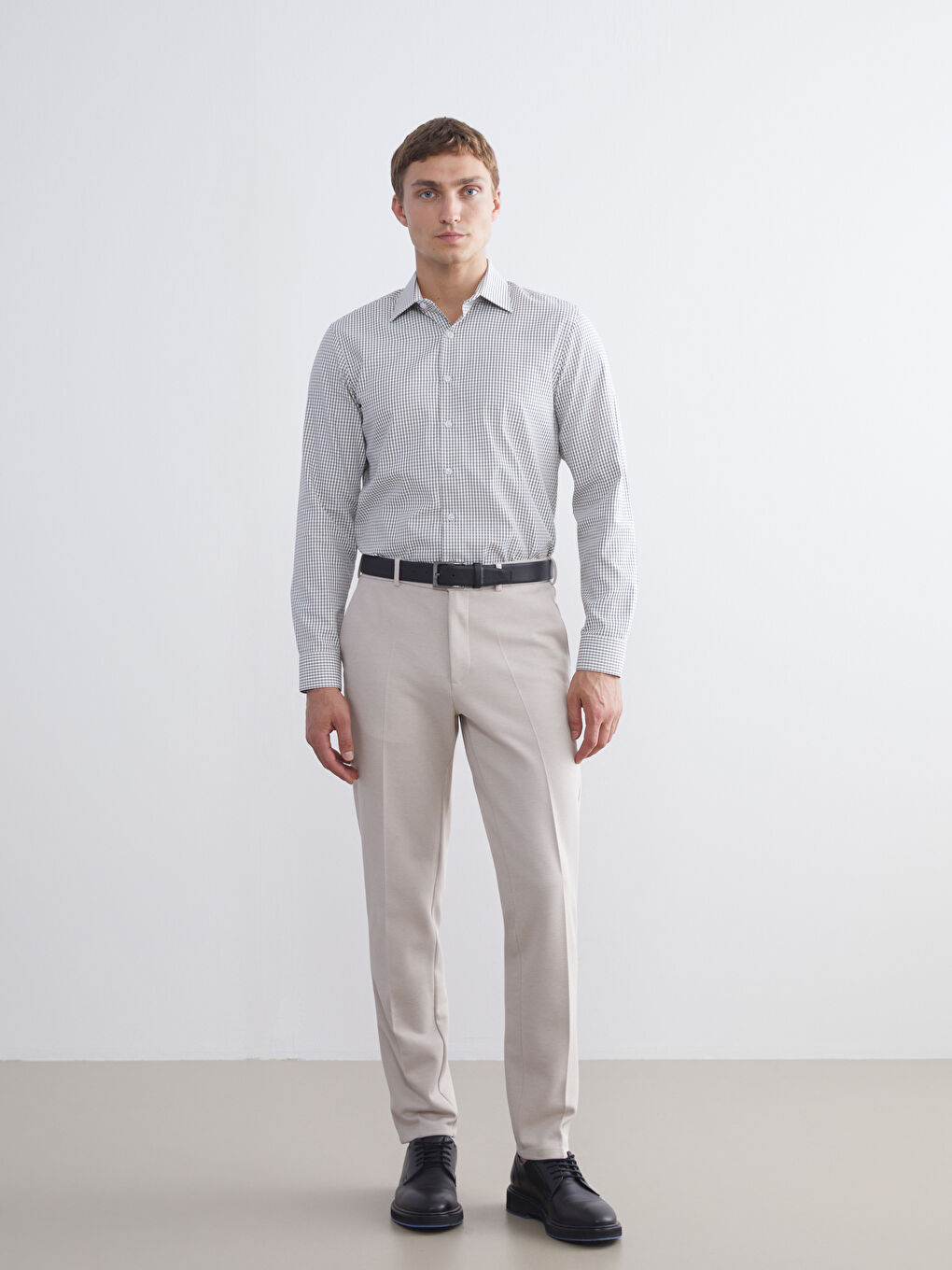 Regular Fit Long Sleeve Men's Shirt-1