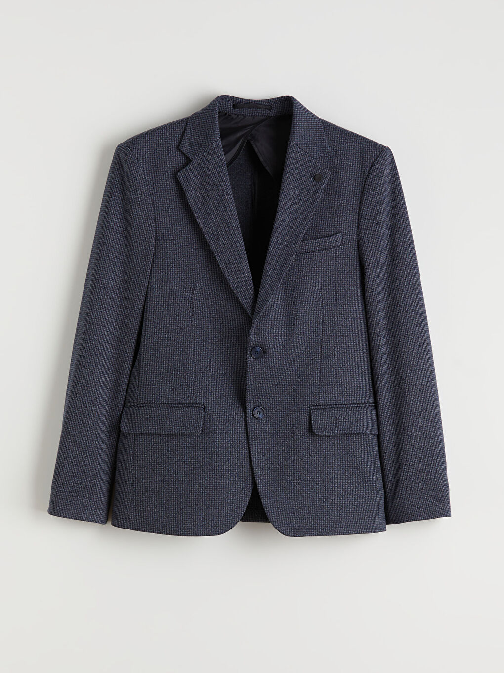 Lacivert Slim Fit Erkek Blazer Ceket-5